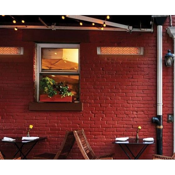 Eurofase 120V Single Element 39 Inch 1500 Watt Electric Patio Heater EF15120S4