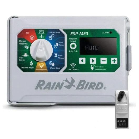 Rain Bird - ESP4ME3-ESPSM6 - 4 Station Indoor/Outdoor  (Bundled (1) ESPSM6 Module)