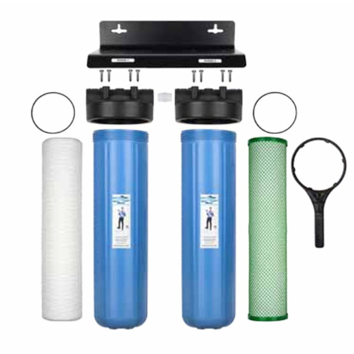 Collection of BB-FUGAC200A-1  filters and components on a white background