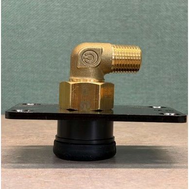 90° Steel Flange Fitting (Male-NPT) with Flip Sleeve Assembly for TracPipe or TracPipe AP Size 1/2"