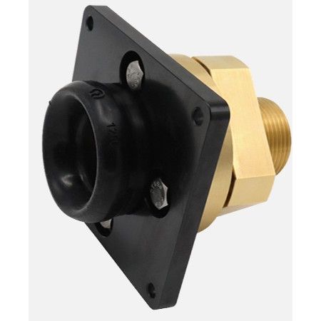 TracPipe FGP-AF-RF-1250 4-Bolt Steel Flange 1 1/4" Fitting (Male-NPT) with Flip Sleeve Assembly for TracPipe and TracPipe