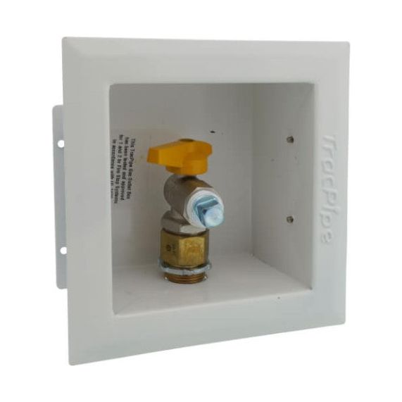 Omegaflex 1/2" AutoFlare Metal Wallbox with Valve  FGP-WBTM-500