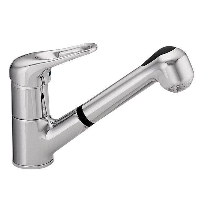 Houzer Gaia pull out Kitchen Faucet with CeraDox Technology in Polished Chrome