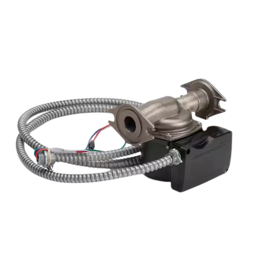 Mechanical component with wiring on a white background