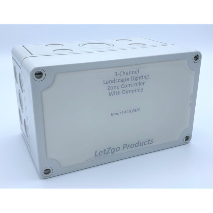 LetZgo Products AC-LV3ZC  Landscape Lighting Zone Controller