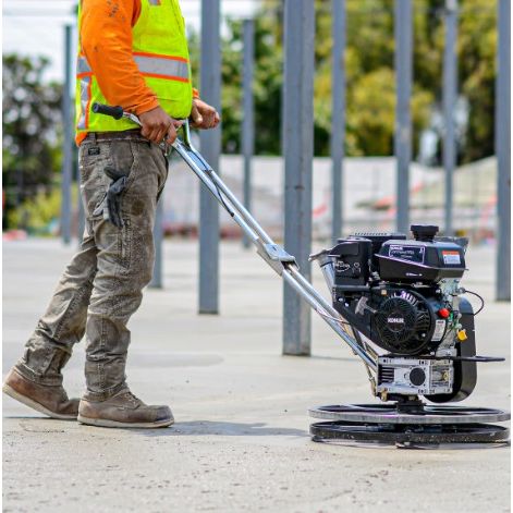 Tomahawk Power JXPT24K Kohler powered edging trowel equipment view