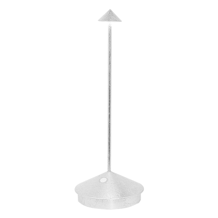 Zafferano LD0650BFA Pina Pro Table Lamp Silver Leaf finish