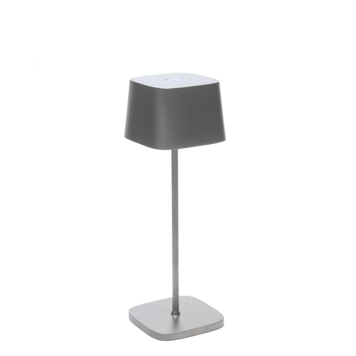 Zafferano LD0870AN4 Ofelia Pro Table Lamp Antique Nickel finish