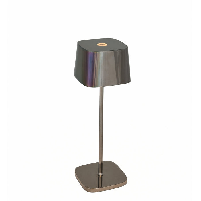 Zafferano LD0870BC4 Ofelia Pro Table Lamp Black Chrome finish
