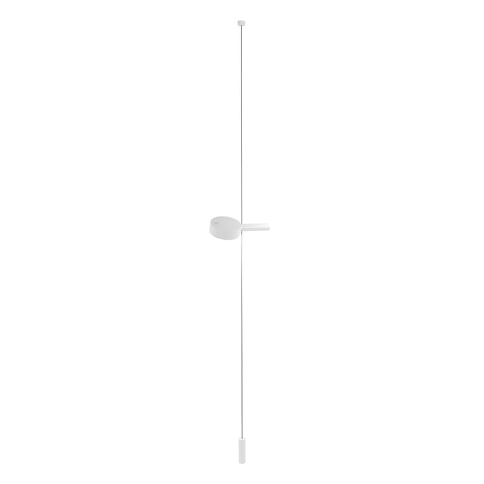 Zafferano LD1157B3 Super O Suspended Floor Lamp 1-Light White