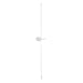 Zafferano LD1157B3 Super O Suspended Floor Lamp 1-Light White