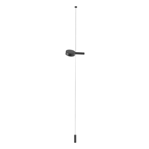Zafferano LD1157N3 Super O Suspended Floor Lamp 1-Light Black