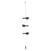 Zafferano LD1159N3 Super O Suspended Floor Lamp 3-Light Black