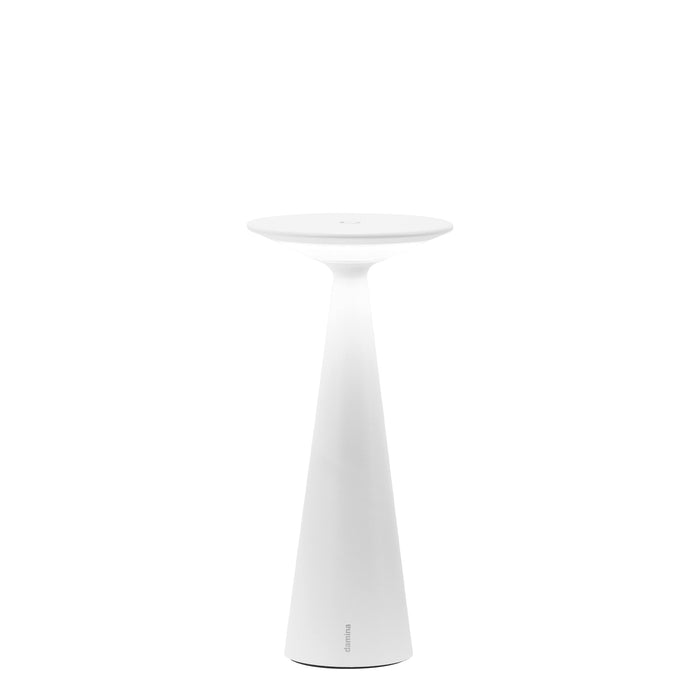 Zafferano LD1600B3 Damina Pro Table Lamp White finish
