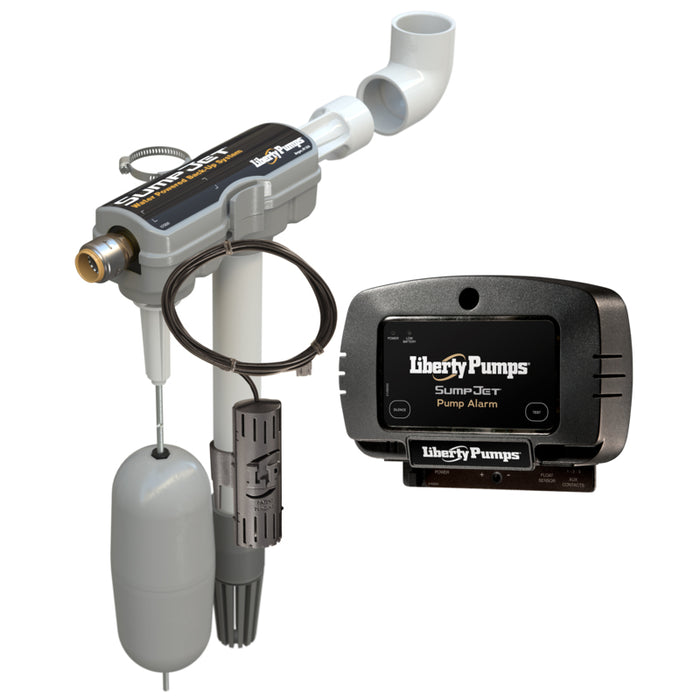 Liberty Pumps SJ10A Series SumpJet Water-Powered Backup Pump with Indoor Alarm