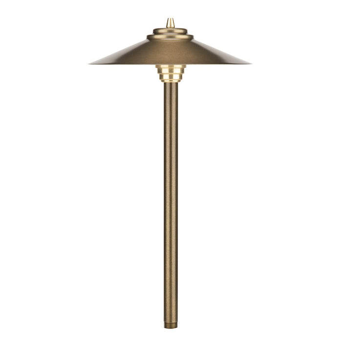Vista Outdoor Lighting - PR-2131-BSO-150-W-G4  2131 Path Light Brass with Olde Brass Finish