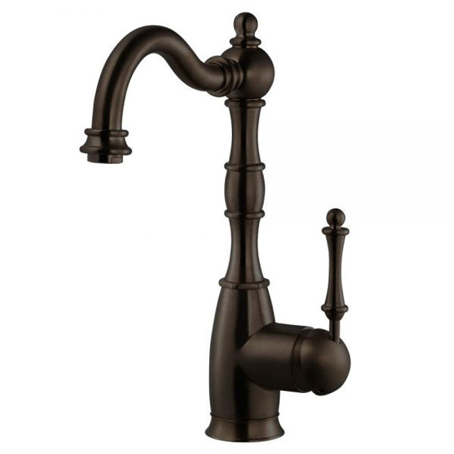 Houzer Regal Series Oil Rubbed Bronze Solid Brass Single Handle Kitchen Faucet - REGBA-160-OB
