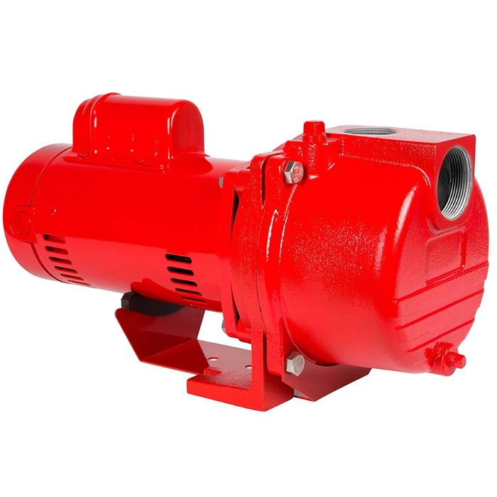 RL-SPRK_Side_view red pump on white background