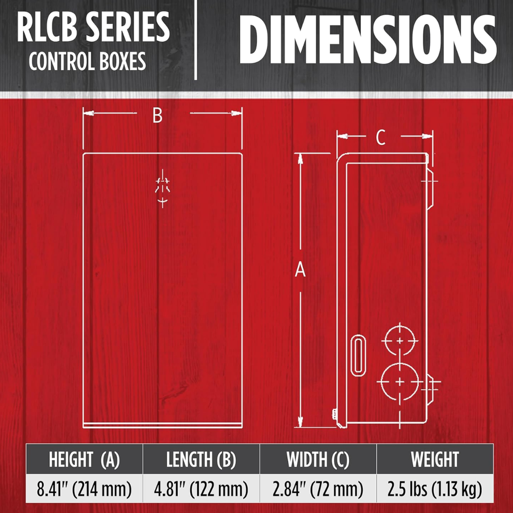 Red Lion RLCB15-230 — 640222 Control Box for 3-Wire RL-Series Pumps ...