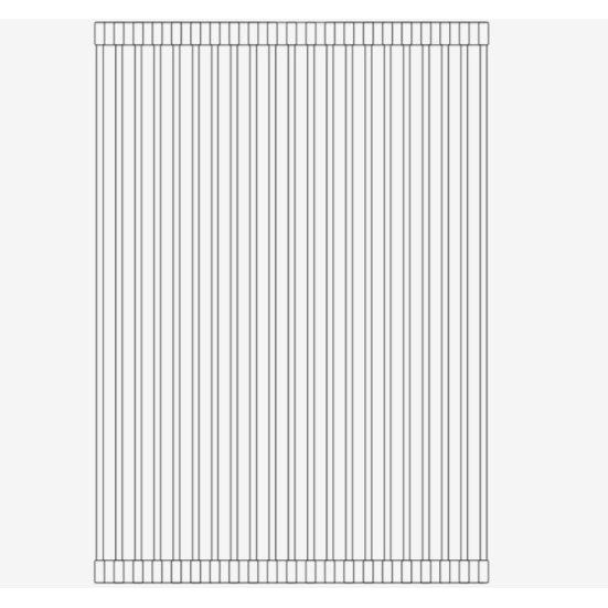 Houzer Stainless Steel Large Multi-Purpose Roll-up Mat (RO-2000)