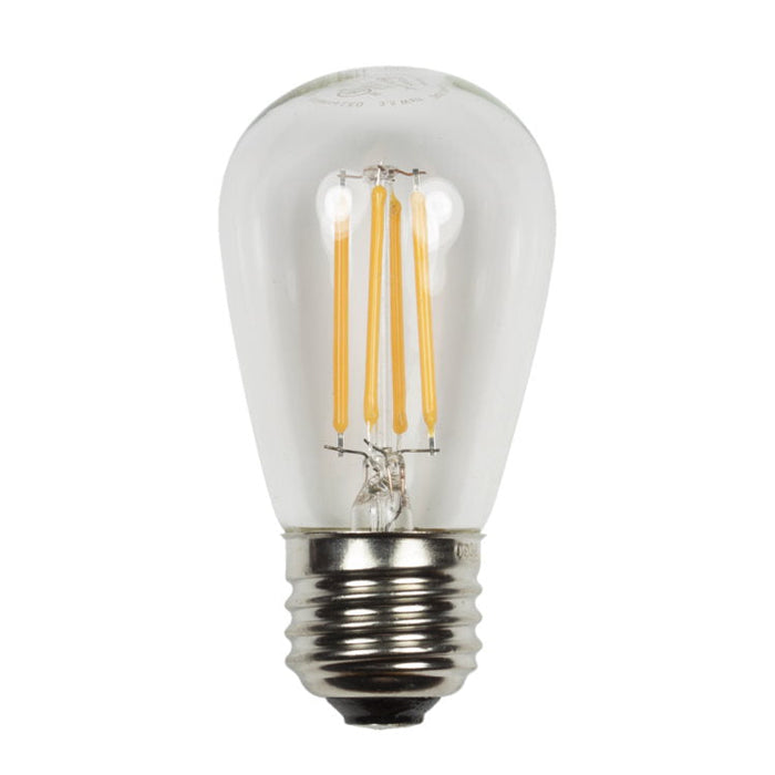 Brilliance LED S14-FIL-EDGE-3.5-3000-12 S14 Edge Filament Lamp, 3.5 W, 3000K, 12 Volt