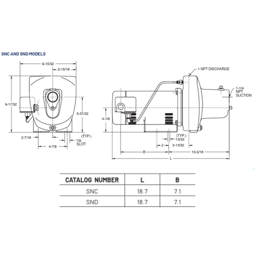 Technical drawing of a mechanical component with dimensions and catalog numbers.