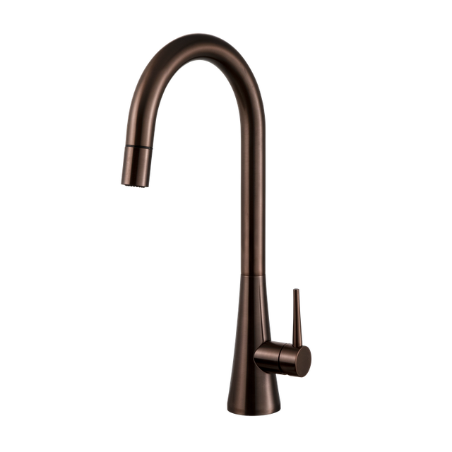 Houzer Soma Series Oil Rubbed Bronze Single Handle Pull-Down Kitchen Faucet - SOMPD-669-OB