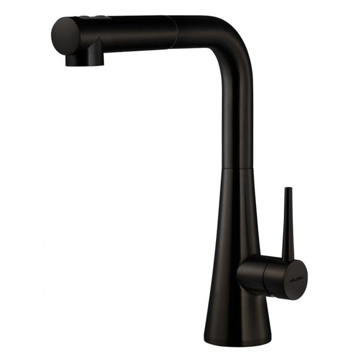 Houzer Soma Series Oil Rubbed Bronze Single Handle Pull-Out Kitchen Faucet - SOMPO-665-OB