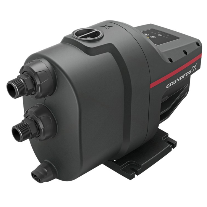 Grundfos pump on a white background