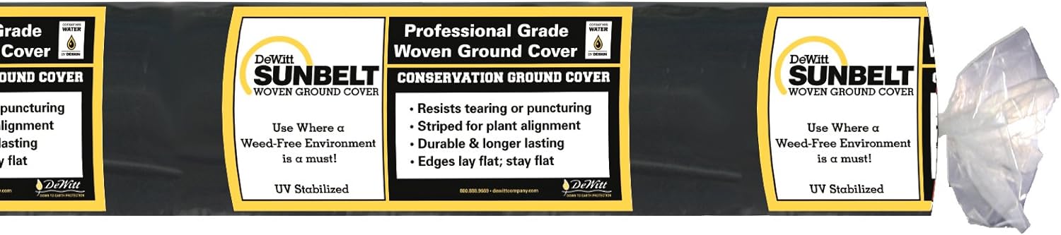 Dewitt Sunbelt Ground Cover Weed Barrier, 3 x 300-Feet SBLT3300