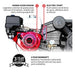 Tomahawk Power TAC30H-390 portable compressor product detail for jobsite air power