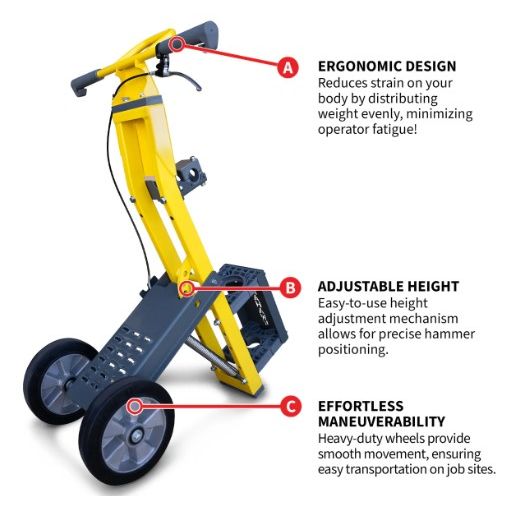 Tomahawk Power TDHT55 heavy-duty tool trolley product and feature view