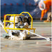 Tomahawk Power TFS6H walk-behind concrete saw showing Honda engine and cutting base