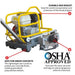 Tomahawk Power TFS6H walk-behind saw component and handle detail