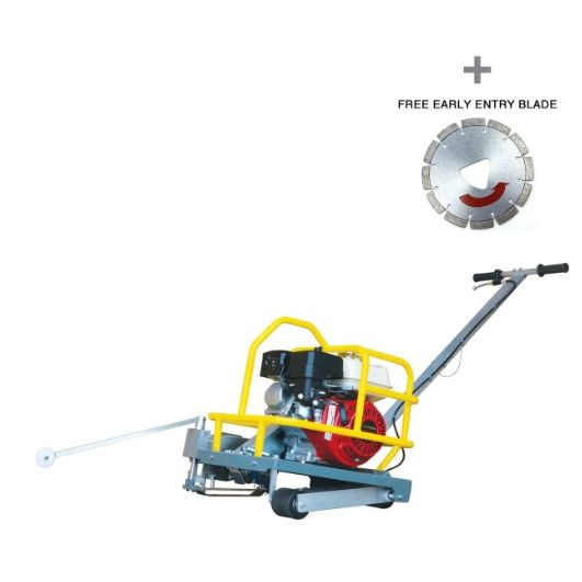 Tomahawk Power TFS6H 6-inch Honda GX200 early entry green concrete saw with blade