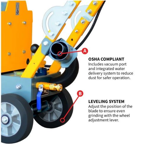 Tomahawk Power TGDR10 electric floor preparation machine product view