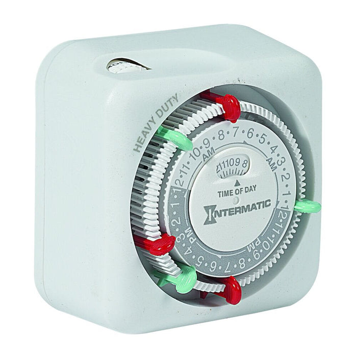 SCRATCH AND DENT Intermatic TN311 Heavy-Duty 24-Hour Indoor Mechanical Plug-In Timer