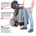 Tomahawk Power TOS38 commercial push sweeper product and accessory view