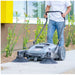 Tomahawk Power TOS38 triple broom sweeper component and wheel detail