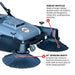 Tomahawk Power TOS38 38-inch sweeper accessory and brush detail