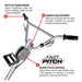 Tomahawk Power TPT36FXH-270 concrete trowel showing handle and finishing head area