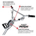 Tomahawk Power TPT46FXH-390 concrete trowel showing handle and finishing head area