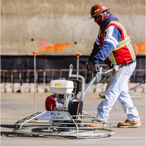 Tomahawk Power TPT46FXH-390 Honda concrete trowel product and feature detail