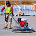 Tomahawk Power TPT46H-270 Honda concrete finishing trowel showing float pan and handle details
