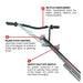 Tomahawk Power TPT46H-270 concrete finishing trowel with float pan detail