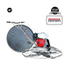 Tomahawk Power TPT46H-390 Honda concrete finishing trowel showing float pan and handle details