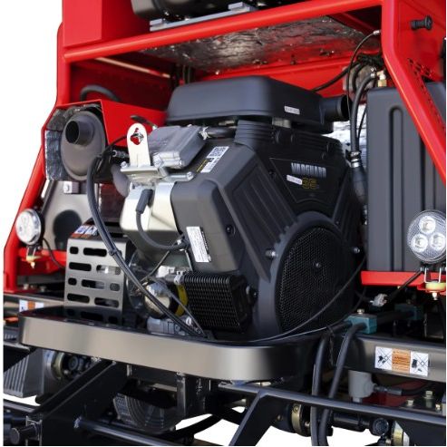Tomahawk Power TRT46V 8-foot ride-on trowel feature view for large slab finishing