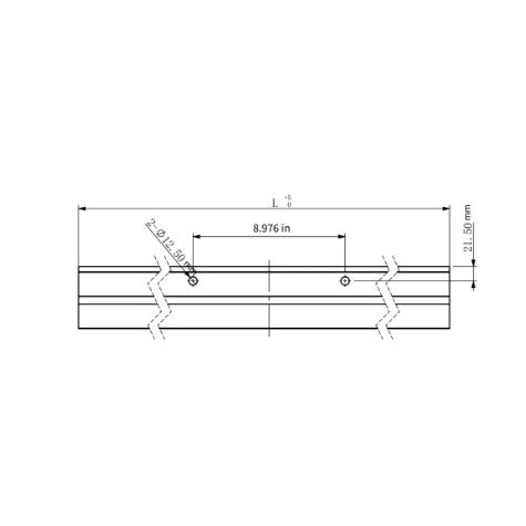 Tomahawk Power TSB6-P concrete screed board component and edge detail view