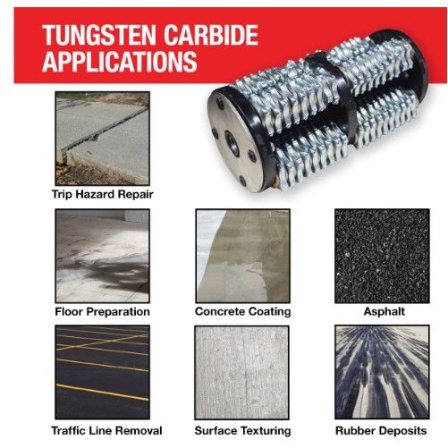 Tomahawk Power TSCAR-8H Honda concrete scarifier product and component view