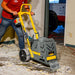 Tomahawk Power TSCP8 electric floor scraper showing handle and scraper head details